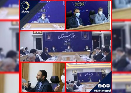 جلسه استاندار خوزستان با دبیر و اعضا مجمع مشورتی نظام مسائل کلانشهر اهواز