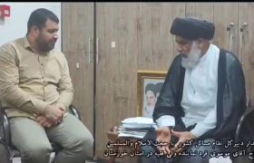 دیدار با حجت الاسلام والمسلمین سید محمد نبی موسوی فرد نماینده ولی فقیه در استان