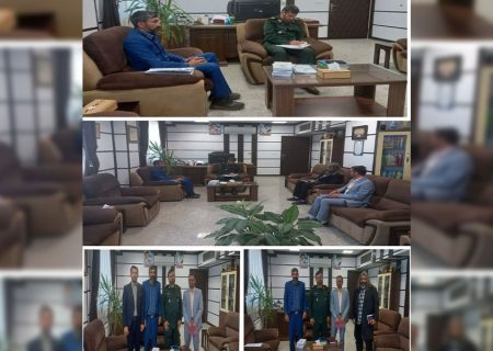 دیدار نوروزی دبیر و اعضای مجمع مشورتی استان قزوین با فرمانده سپاه استان سردار رفیعی آتانی