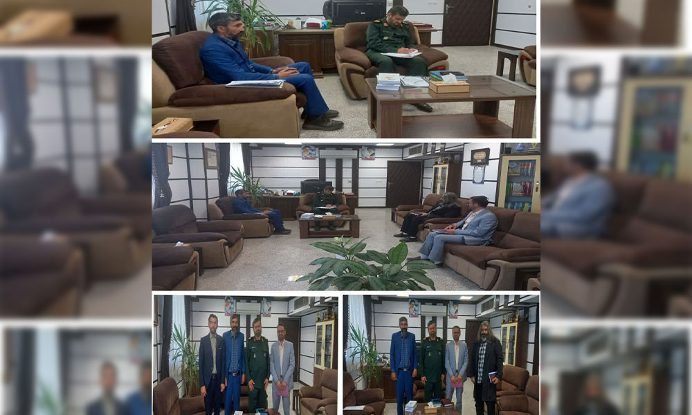 دیدار نوروزی دبیر و اعضای مجمع مشورتی استان قزوین با فرمانده سپاه استان سردار رفیعی آتانی