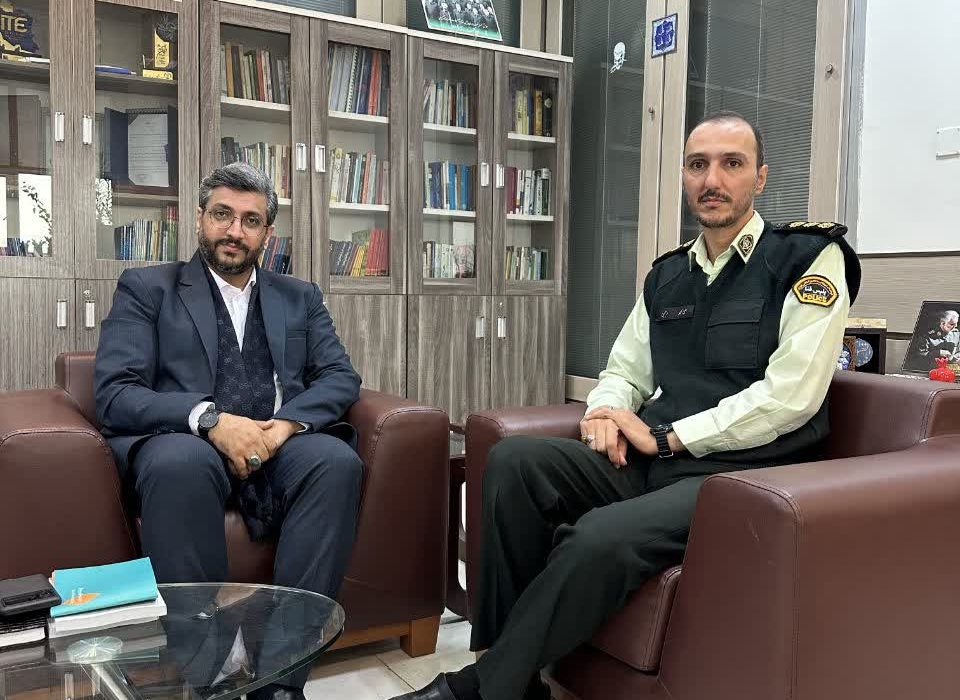 دیدارمعاون هماهنگ کننده مجمع نظام مسائل کشور بارئیس مرکز تشخیص و پیشگیری پلیس فتا فرماندهی انتظامی جمهوری اسلامی ایران(فراجا)