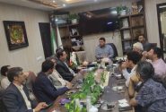 نشست دبیر کل مجمع مشورتی نظام مسائل کشور با دبیر و  اعضای مجمع نظام مسائل استان اصفهان